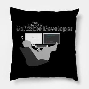 The Life of a Software Developer Pillow