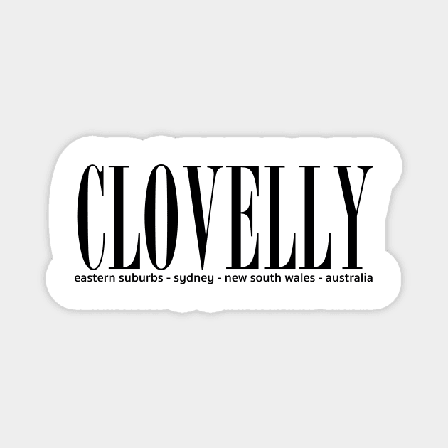 Clovelly Beach address Magnet by downundershooter