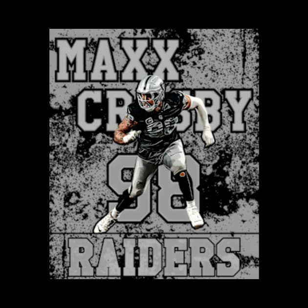 Maxx Crosby Raiders by Estadodamente