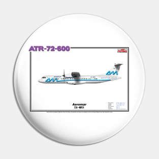 Avions de Transport Régional 72-600 - Aeromar (Art Print) Pin