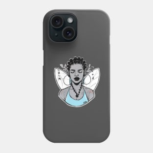 Afro Girl in Bantu Knots Phone Case