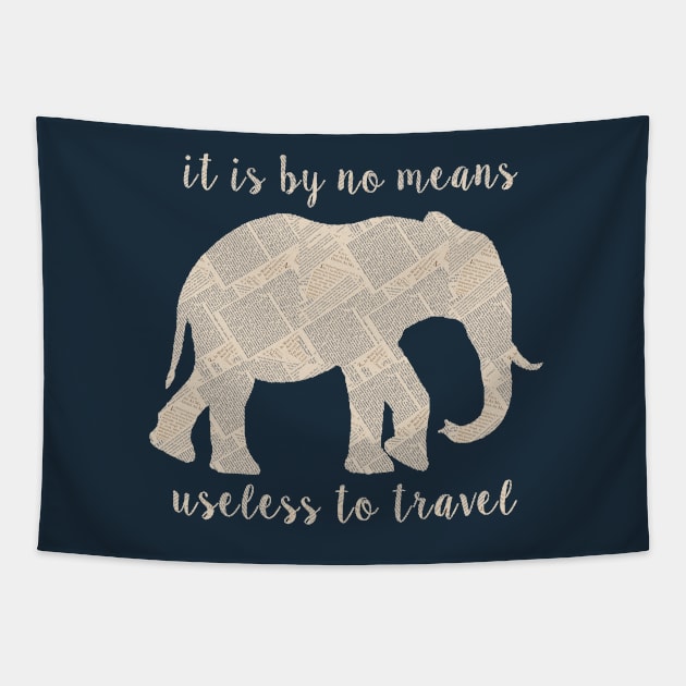 Around the World in 80 Days - Elephant Tapestry by MandyE