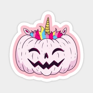 Unicorn Pumpkin Magnet