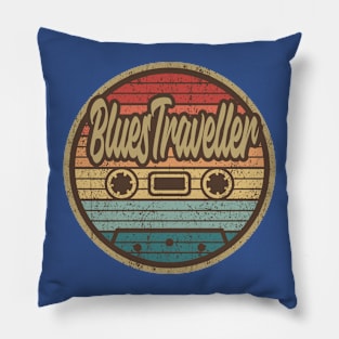 Blues Traveller Retro Cassette Pillow