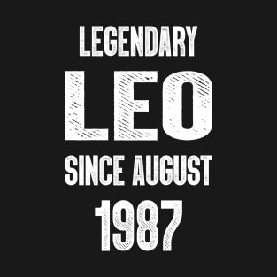 Leo Birthday August 1987 T-Shirt