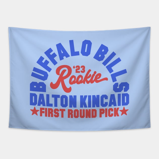 Buffalo Rookie Dalton Kincaid Tapestry by Carl Cordes