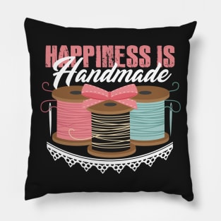 Happiness is home 3 Pillow