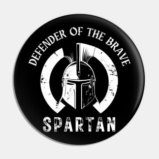 Spartan Warrior - Defender of the Brave Pin