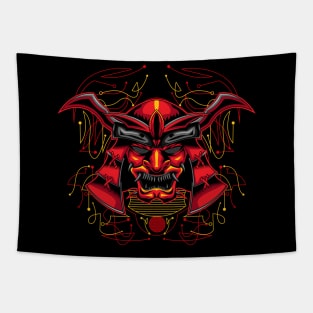 samurai head Tapestry