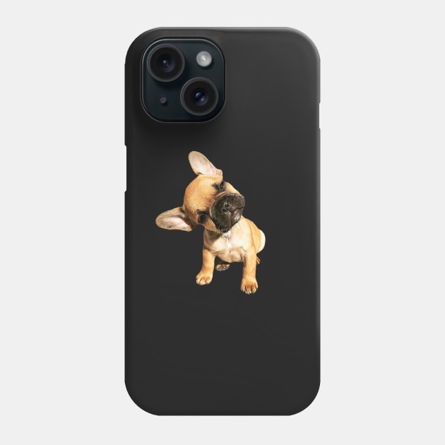 French Bulldog Cute Head Tilt Phone Case by ElegantCat