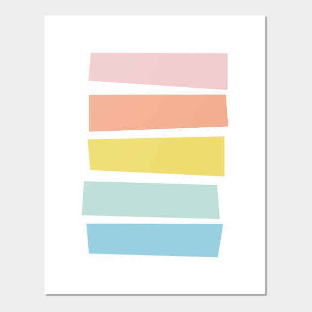 Simple Abstract Shapes In Pastel Colors Abstract Shapes