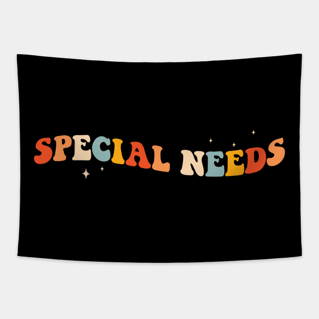 Special needs Retro Teacher Tapestry by unaffectedmoor