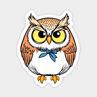 The Little Angry Owl Magnet