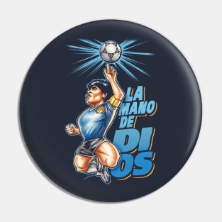 La Mano De Dios Pin