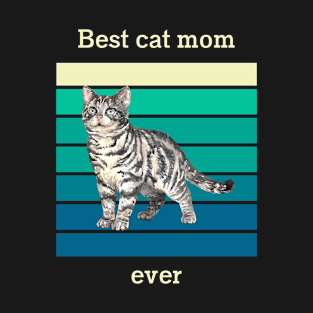 Cat t shirt - Best cat mom T-Shirt