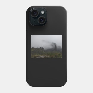 Climbing The Old Man Of Storr, Skye, Scotland Phone Case