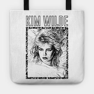 Kim Wilde //  Retro 80s Aesthetic Design Tote