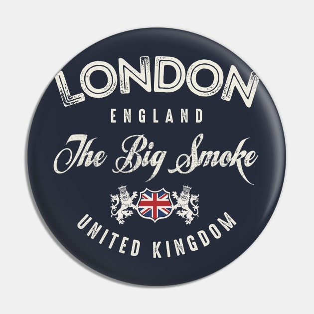 London Great Britain Vintage Pin by Designkix