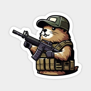 Tactical Groundhog Magnet