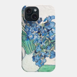 Vase with Irises by Vincent van Gogh Phone Case