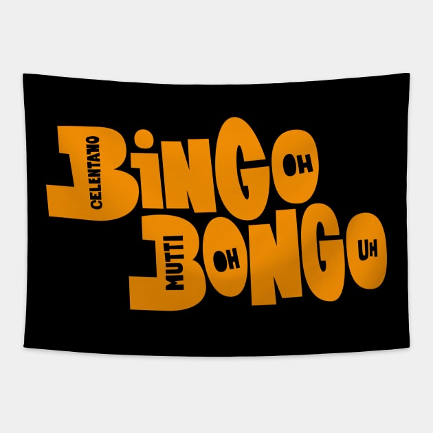 Adriano Celentano - Bingo Bongo - Ornella Mutti Tapestry by Boogosh