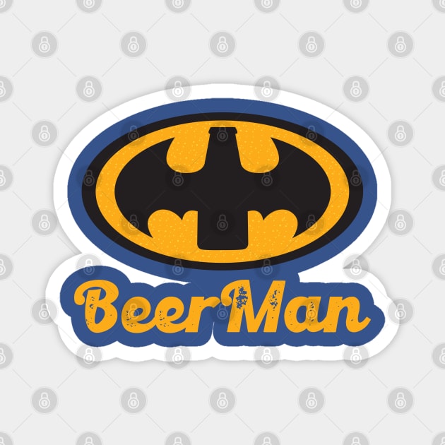 BeerMan Magnet by CandD