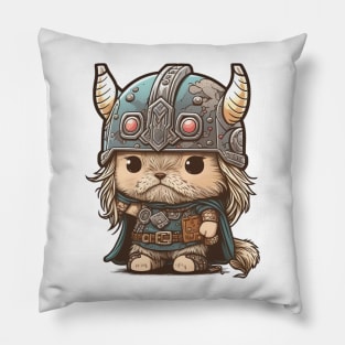 Cat Thor - The Space Viking Pillow