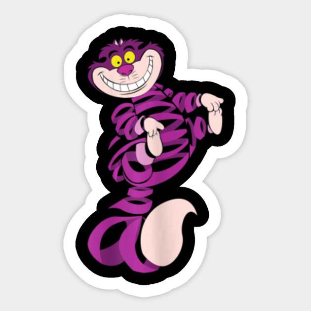 Womens Crazy Cheshire Cat T Shirt Wonderland Cats For Halloween