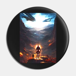 Human/Alien War - A War Torn Journey - AI Generated Sci Fi Concept Art - Pin