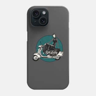 Vintage Singapore Ladies Moto Club Phone Case