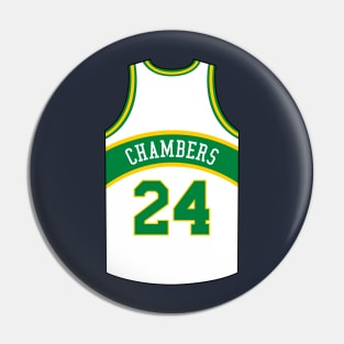 Tom Chambers Seattle Supersonics Jersey Qiangy Pin