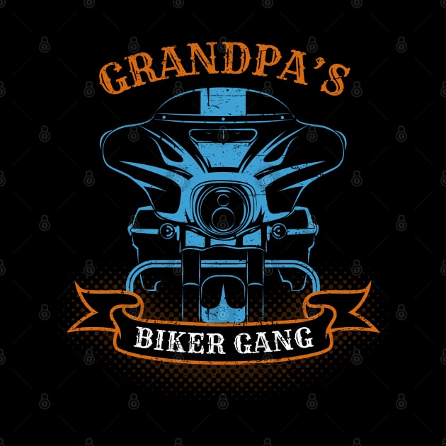 Grandpa's Biker Gang Father's Day by DwiRetnoArt99