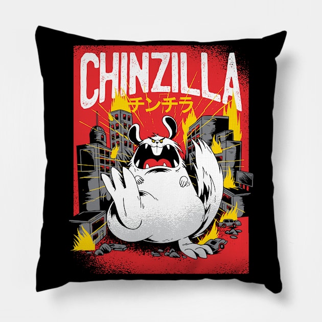 Chinzilla attacks Pillow by Hmus
