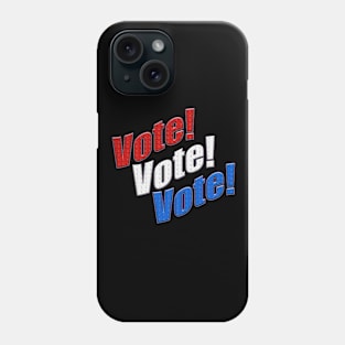 Stunning Vote! Vote! Vote! Red White & Blue voting 2024 Phone Case