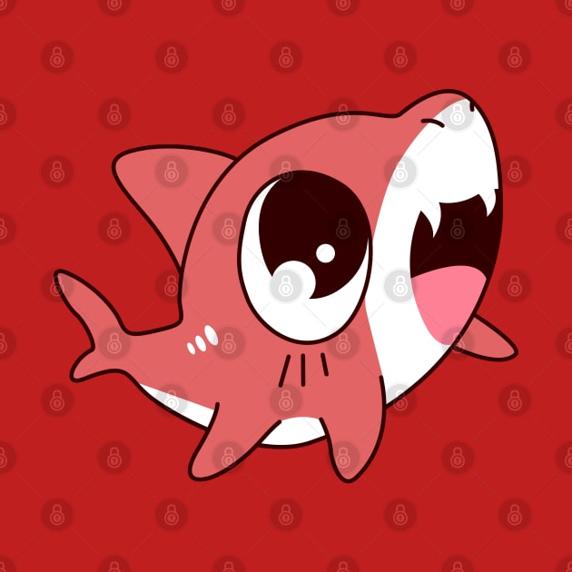 Red Baby Shark by JonWKhoo