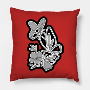 pretty butterfly Pillow