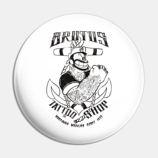 Brutus Tatttoo Shop Pin