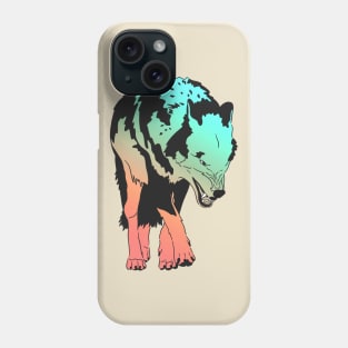 Colorful Wolf Phone Case