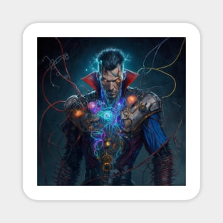 Cybernetic Cyborg Dr. Strange Inspired Magnet