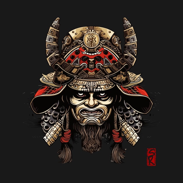 Samurai helmet by siriusreno