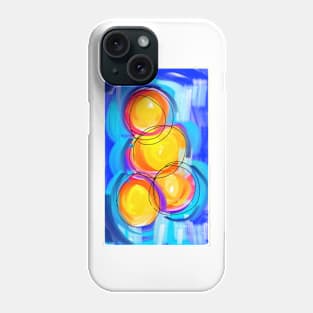 Watercolor paint sunny day abstract Phone Case