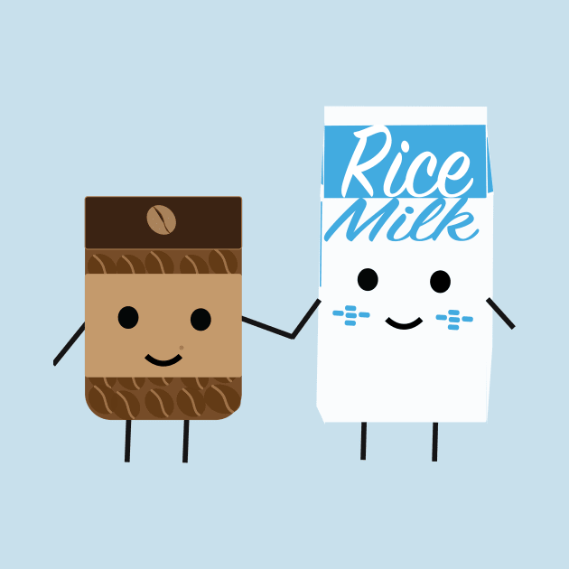 Coffee + Rice Milk = Love by gpam