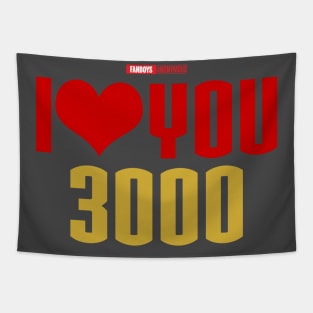 I Love You 3000 v1 (red gold flat) Tapestry