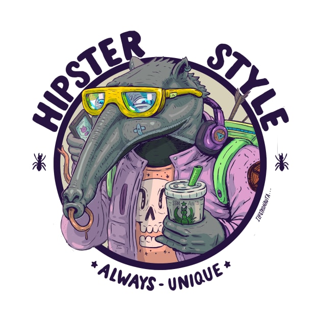 hipster style by Ilustronauta