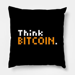 Think Bitcoin Pillow