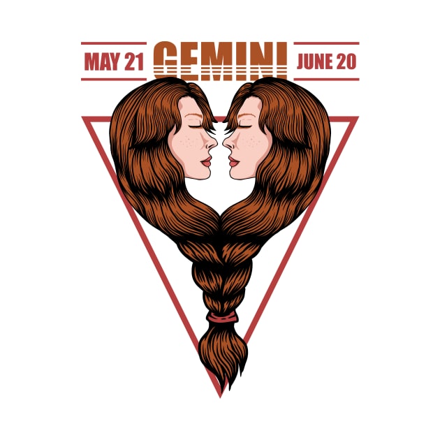 Gemini Zodiac Symbol by Utopia Shop