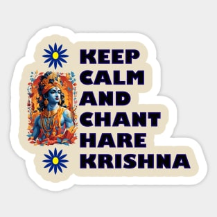 Hare Krishna Mahamantra Sticker for Sale by Mandala108