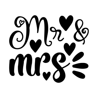 Mr and Mrs Wedding T-Shirt