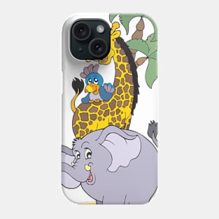 Animals cartoon Phone Case