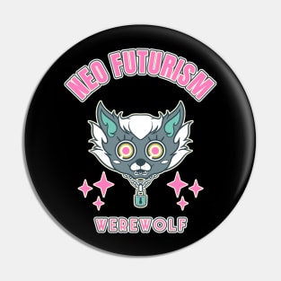 Neo Futurism Werewolf Pin